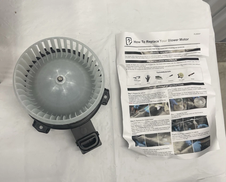 Conjunto de motor soplador calentador para Acura RDX 2017-2022 | Caja abierta nueva Foto 4 de 4