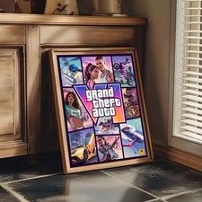 Grand Theft Auto VI GTA 6 Rockstar Games Poster