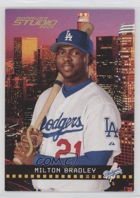 2004 Donruss Studio Studio Proofs Gold 23/50 Milton Bradley #269 0c6