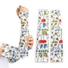 Gardening Sleeves for Women, Sun Protection Thorn Proof Cooling Arm Sleeves t...