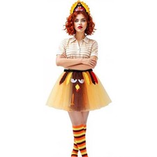 Thanksgiving T&uuml;rkei Kost&uuml;m Set Cosplay Anzug f&uuml;r Party Performance Rollenspiel