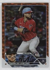 2023 Topps Series 2 Orange Foil /299 Charles Leblanc #446 19ed