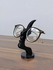 2pcs Eyeglass Holder Stand Curved Glasses Display Desk Organizer