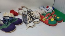 Lot of Children's Vintage Shoes 4 Pairs  Socks Collectilbe