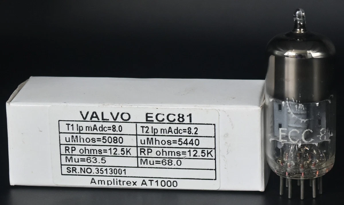 Paire De Tubes Valvo ECC88 GOLD PIN O-getter - NOS Pour Préampli - Testés