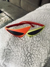 1989 Pizza Hut Back to the Future II Solar Shades Sunglasses Vtg Retro Cosplay