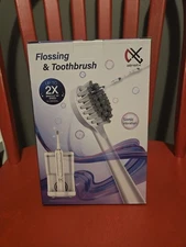 Alfelix Flossing Electric Toothbrush with Water Flosser