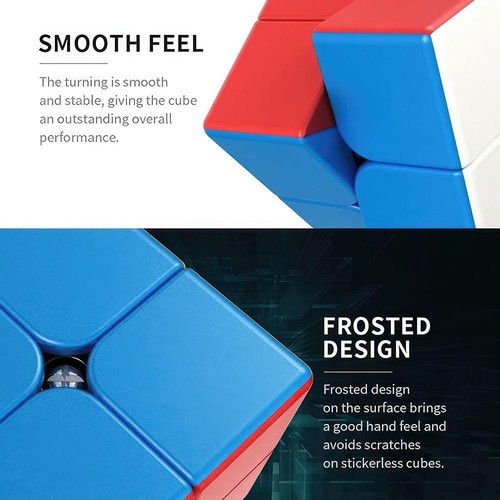 MoYu 2x2 Magic Cube – Fast Smooth Speed Cube für Speedcubing, Kinder & Erwachsene - Bild 7 von 7