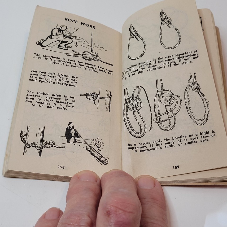Vtg Boy Scout Daily Diary 1946 Ephemera Scout Oath Rope Work ...