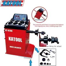Motooltech KT-B700 Wheel Balancer KATOOL Tires Repair Machines Tire Balancing