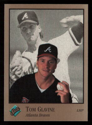 1992 Studio Tom Glavine #4 Atlanta Braves Baseball Card