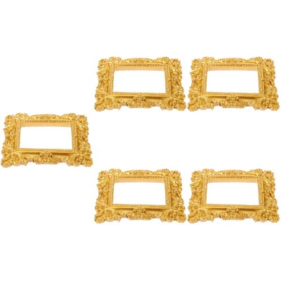  5 Pieces Bild Matten Dekorativer Bilderrahmen Mini-Fotorahmen Baby