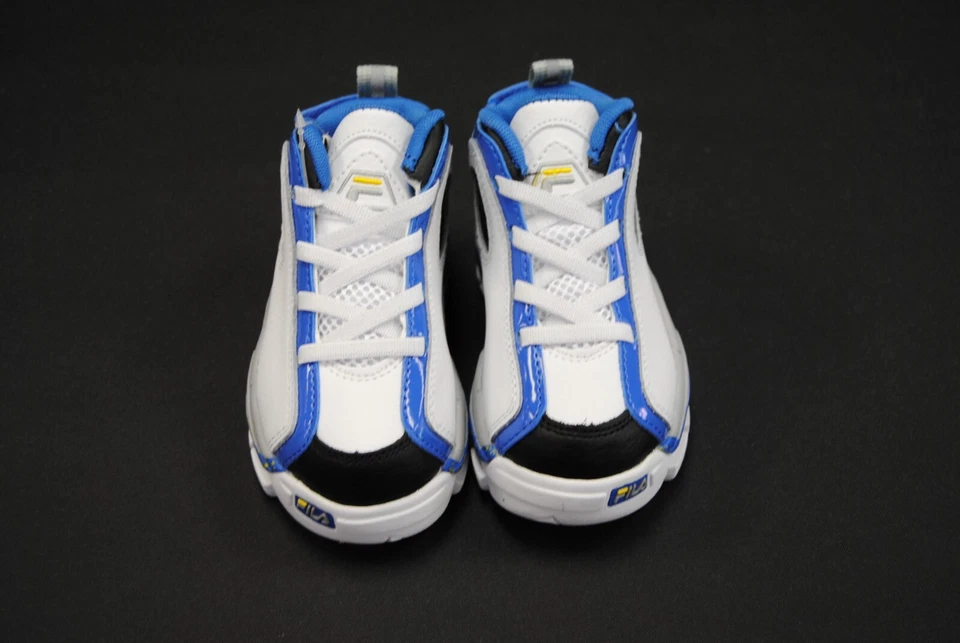 [7BM01757-138] NEW FILA TODDLER SNEAKER GRANT HILL 2 WHT NEBULAS BLUE LEMON FB2 - Image 3 of 4