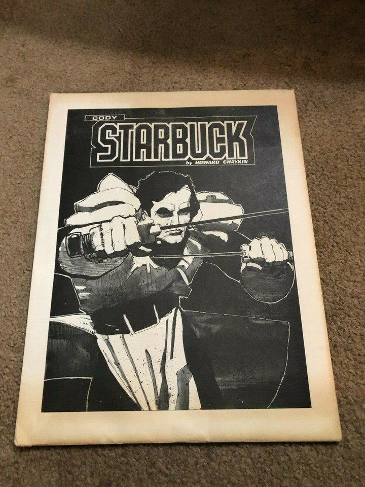 1978 CODY STARBUCK - HOWARD CHAYKIN ART PORTFOLIO signed/numbered Comic Art