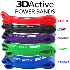 3DActive Power Resistance Band Pull Up Assist...