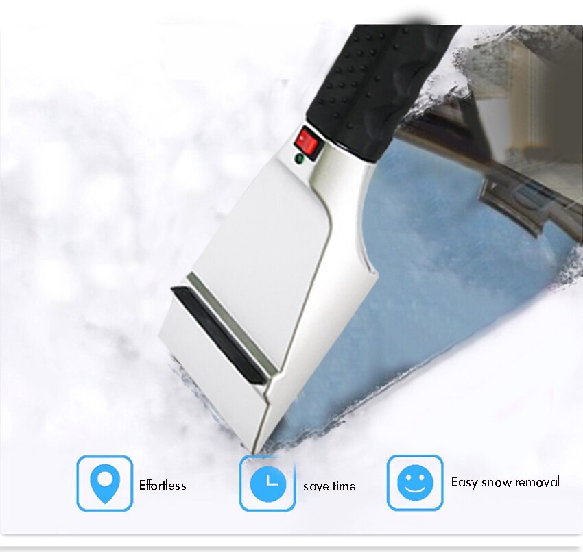 12V Car Electric Snow Scraper Heated Ice Scraper A... - Grandado