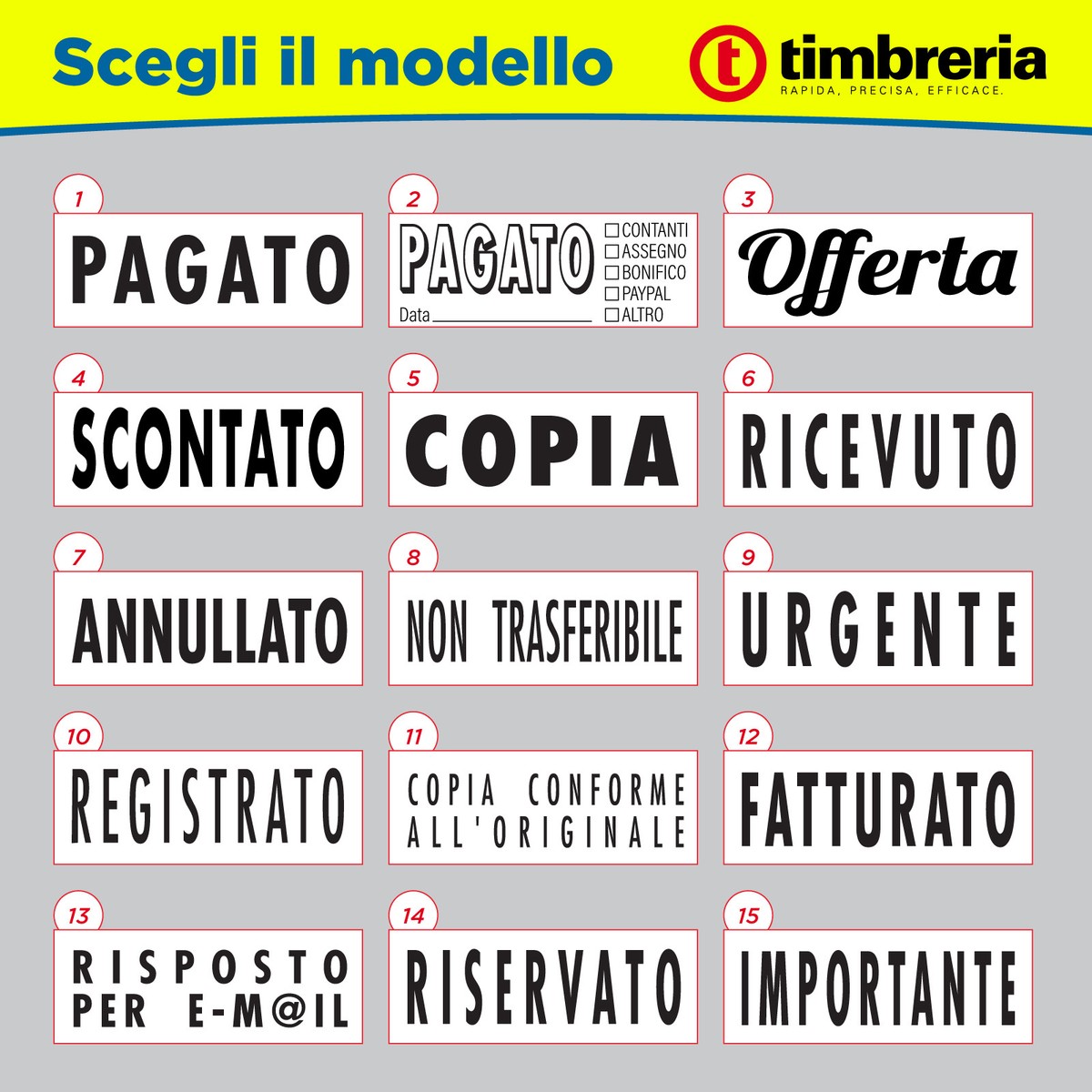 Timbro Regolabile A 4 Cifre Con Simboli - Timbro In Gomma Con Rotella - Per Ufficio, Etichette E Data - Foto 11
