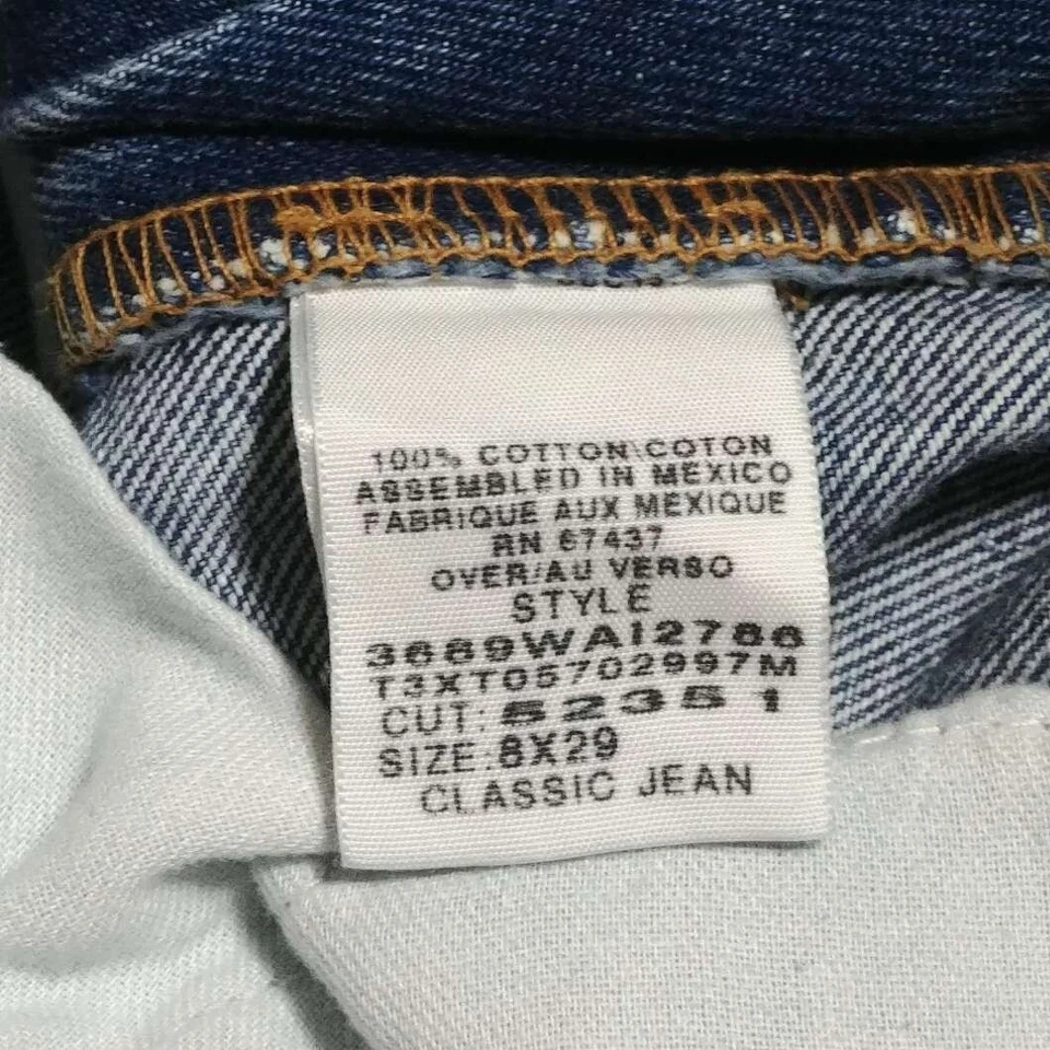 Jeans Polo Vintage Ralph Lauren Company Azul Denim Para Mujer Talla 8X29 Mamá Jeans Foto 4 de 4