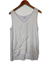 Michael Stars Light Grey Sleeveless Tank Shirt Women's Size XS. Casual Tops