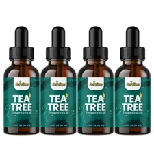 Tea Tree Essential Oil Drops-Health/Hygiene-4 Bottles-220ml(1.9fl oz)