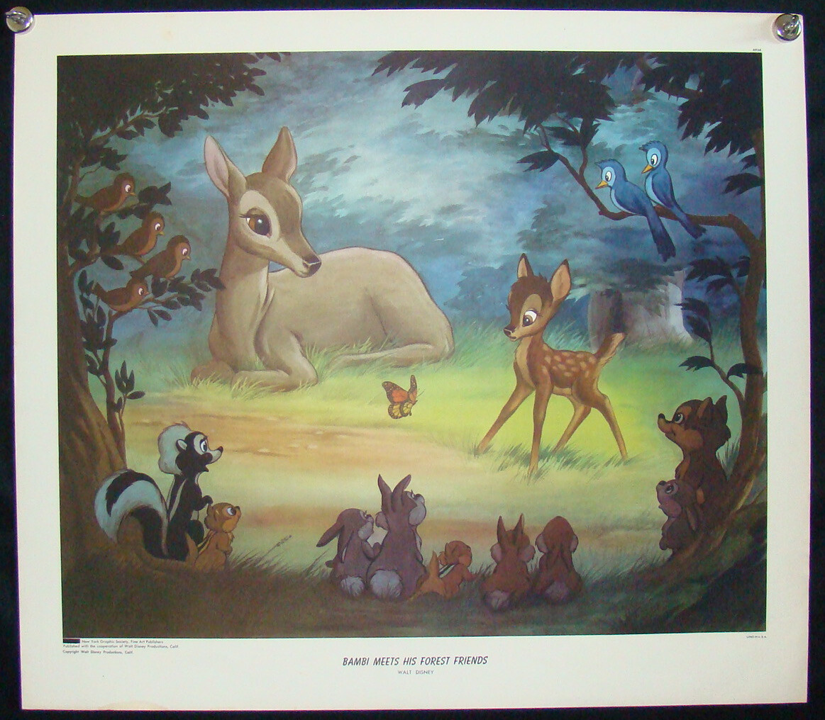 NEW BAMBI物語　Beauty World Ⅱセット Bambi and Thumper Master Craft Table Top Statue | LM Treasures