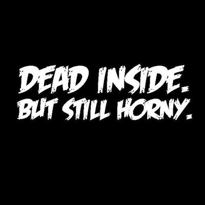DEAD INSIDE ... GUYS T-SHIRT - HORROR GOTH ROCKABILLY PUNK
