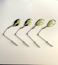 4 Bogdan's Tackle Supply, JigSpinner Frames, #5 Polished Nickel Indiana Blade