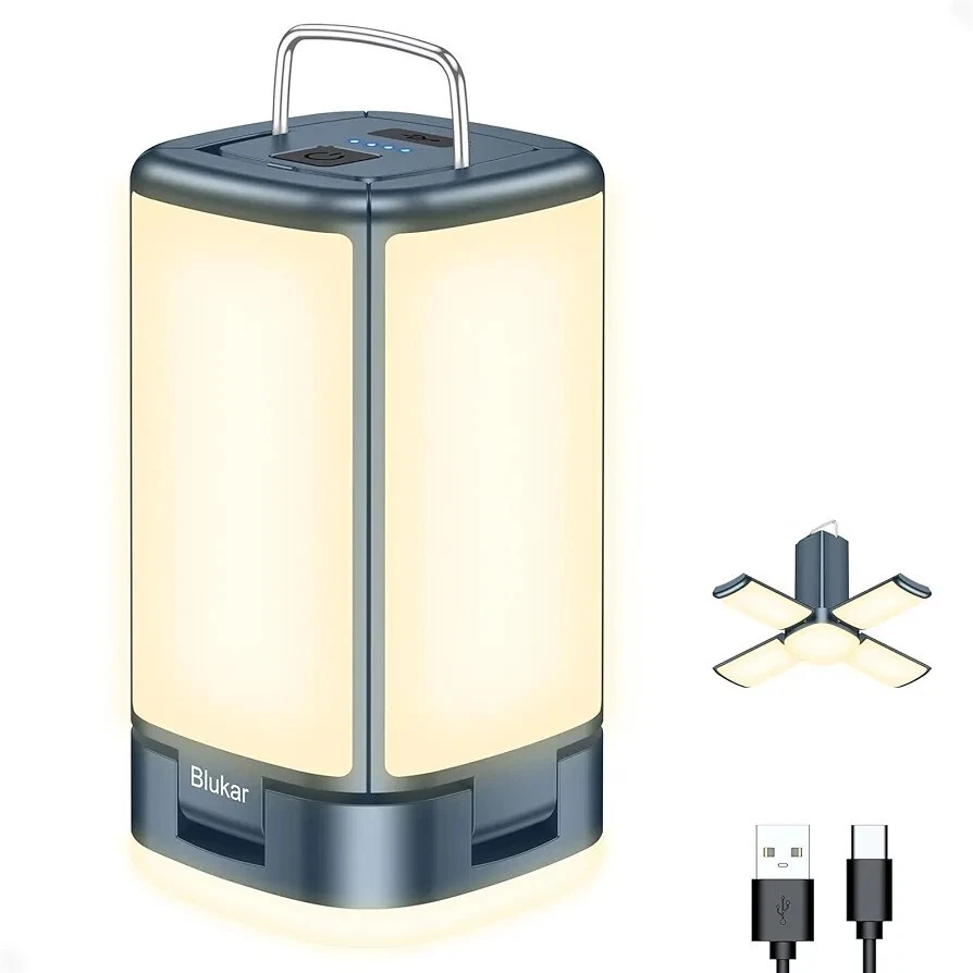 Torcia da palcoscenico ricaricabile portatile 3 in 1, lampada con effetto fiamma, luci per tende, campeggio, escursionismo all'aperto, luce da discoteca  39
