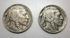 New ListingLot of Two 1938D Fine Indian Head Buffalo Nickels-BR1