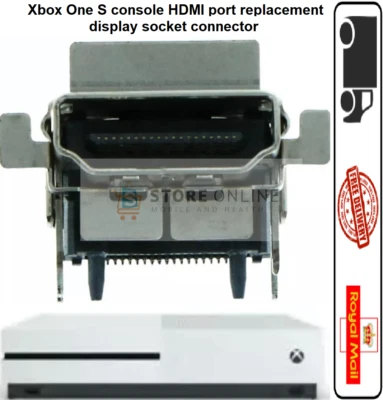 Xbox One S console HDMI Port Replacement Display Socket Connector