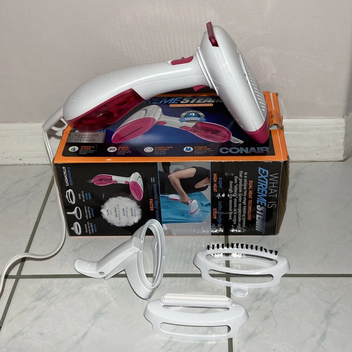 Conair - Portable Garment Steamer - White