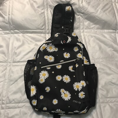 MOSISO Daisy Sprigs Sling Backpack - Crossbody Daypack For Hiking & Travel, Fits Tablets Up To 11" - View #10