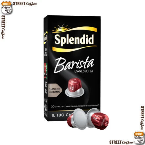 400 Capsule Alluminio Caffè SPLENDID BARISTA compatibili Nespresso Espresso