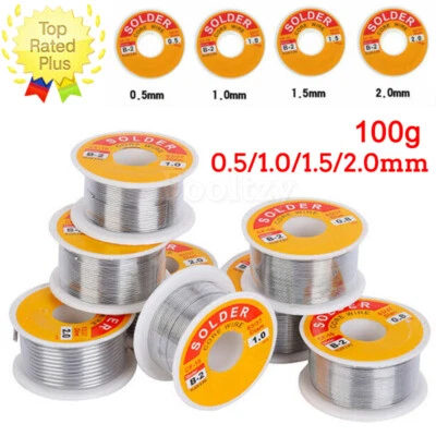 100g 1.5/2.0mm Tin Lead Solder Wire Flux Rosin Cored for Soldering Welding