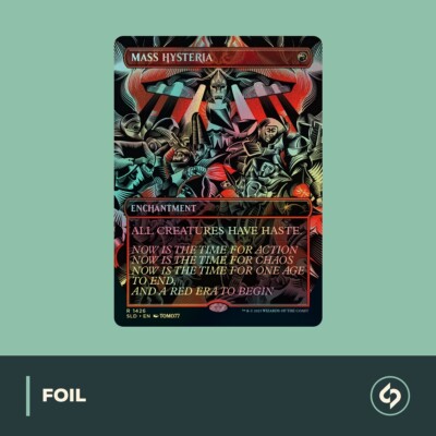 MTG | Mass Hysteria | SECRET LAIR | NM | EN | SHOWCASE | FOIL 