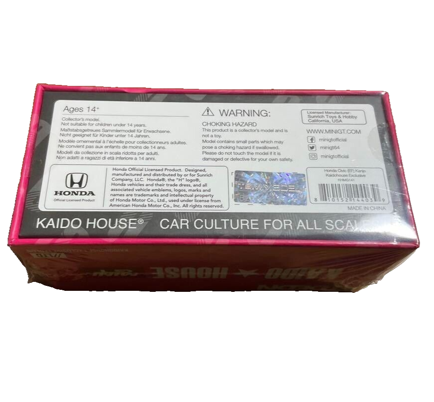 KAIDO HOUSE MiniGT Yokohama KHMG141 HONDA CIVIC NEW JP Free