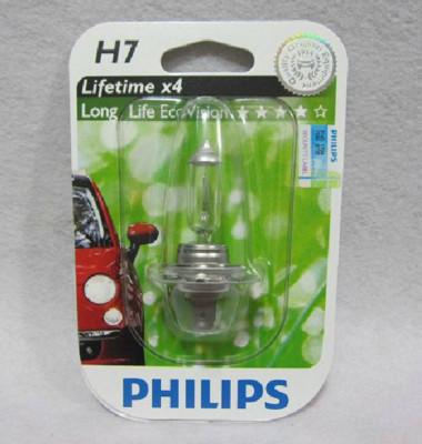 PHILIPS 12972LLECO 12972 H7 12V55W PX26D 3200K 4×lifetime EcoVision Headlamp