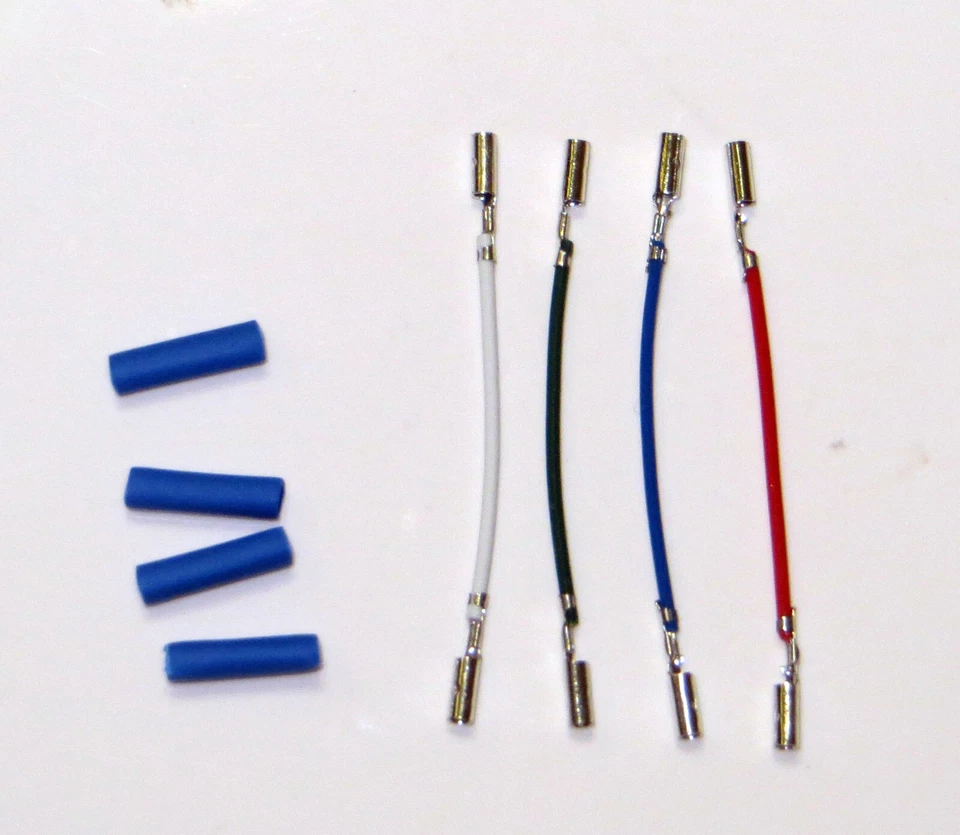 Premium Turntable Headshell Lead Wires Set of 4  - color coded - Brand New - Image 3 of 4