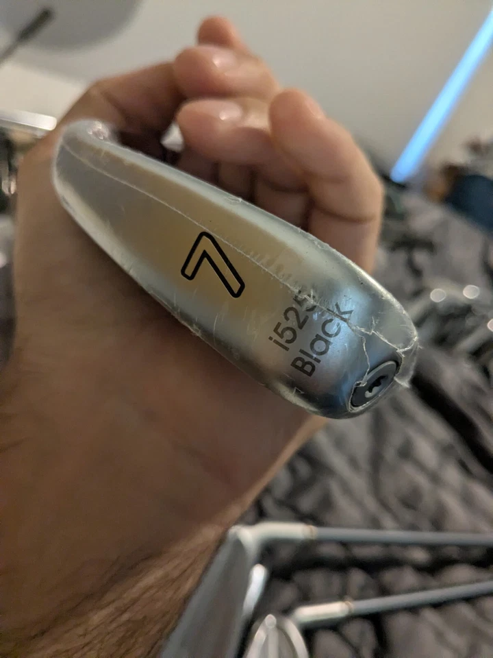 New left Ping I525 7 iron demo.project io 6.0/110 stiff. black - Image 2 of 4