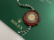 Authentic Rolex Red Hang Tag Hologram Swiss FOR ALL ROLEX'S YEARS 2008-2014 MINT
