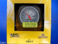 Auto Meter 4303-m Ultra Lite Metric Boost Vacuum 60 Cmhg 2.0 Bar Mechanical Auto Meter 4303-m Ultra Lite Metric Boost Vacuum 60 Cmhg 2.0 Bar Mechanical