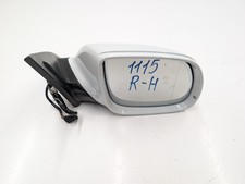 AUDI Q7 MK1 WING MIRROR POWER FOLDING RIGHT DRIVER SIDE IN WHITE 8R0857508A 2010
