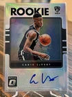 2016-17 Panini Donruss Optic Caris LeVert Rookie Auto Holo Silver Prizm