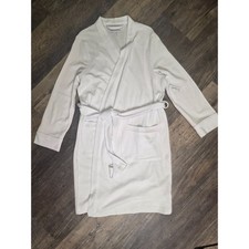 Amazon Essentials Men's Waffle Knit Robe White Size M NWT