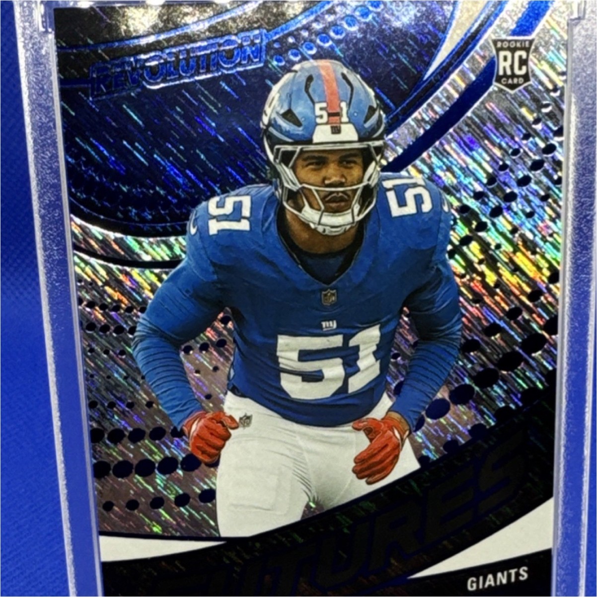2025 Panini Revolution Abdul Carter New York Giants #201 Future Frame /15 RC