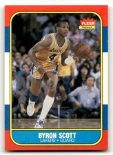 1986-87 Fleer #99 Byron Scott RC🔥 Ready to Grade