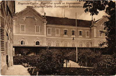 PC KROATIEN KRAPINSKE TOPLICE KURHAUS MIT RESTAURIERUNG (a68237)