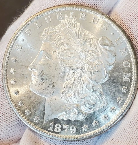 * 1879 S * BU MS++ FROSTY MINT LUSTER ALL ORIGINAL RARE MORGAN DOLLAR #C29