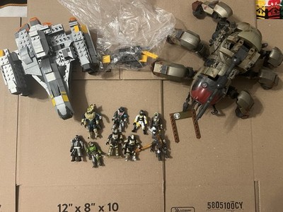 Destiny Mega Construx Lot Fallen Spider Tank, Aspect Of Glass Saladin