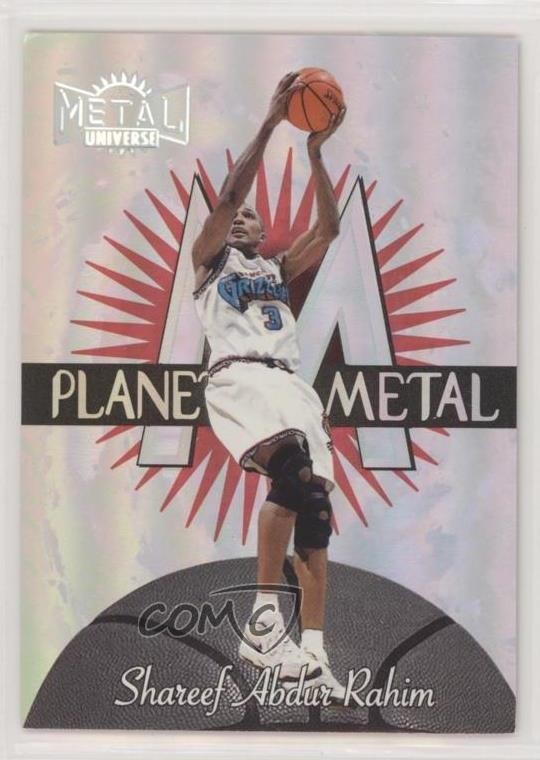 1997-98 Metal Universe Planet Metal Shareef Abdur-Rahim #9PM px8